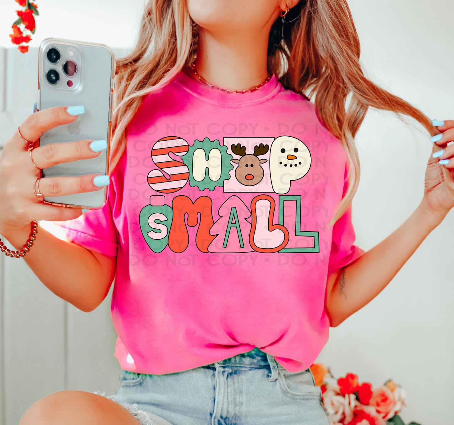 Shop Small Christmas Retro Digital Design