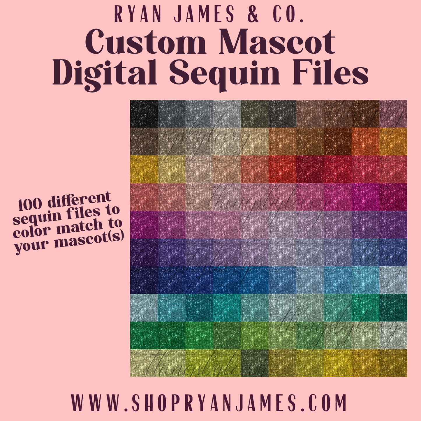 Custom Sequin Mascot File