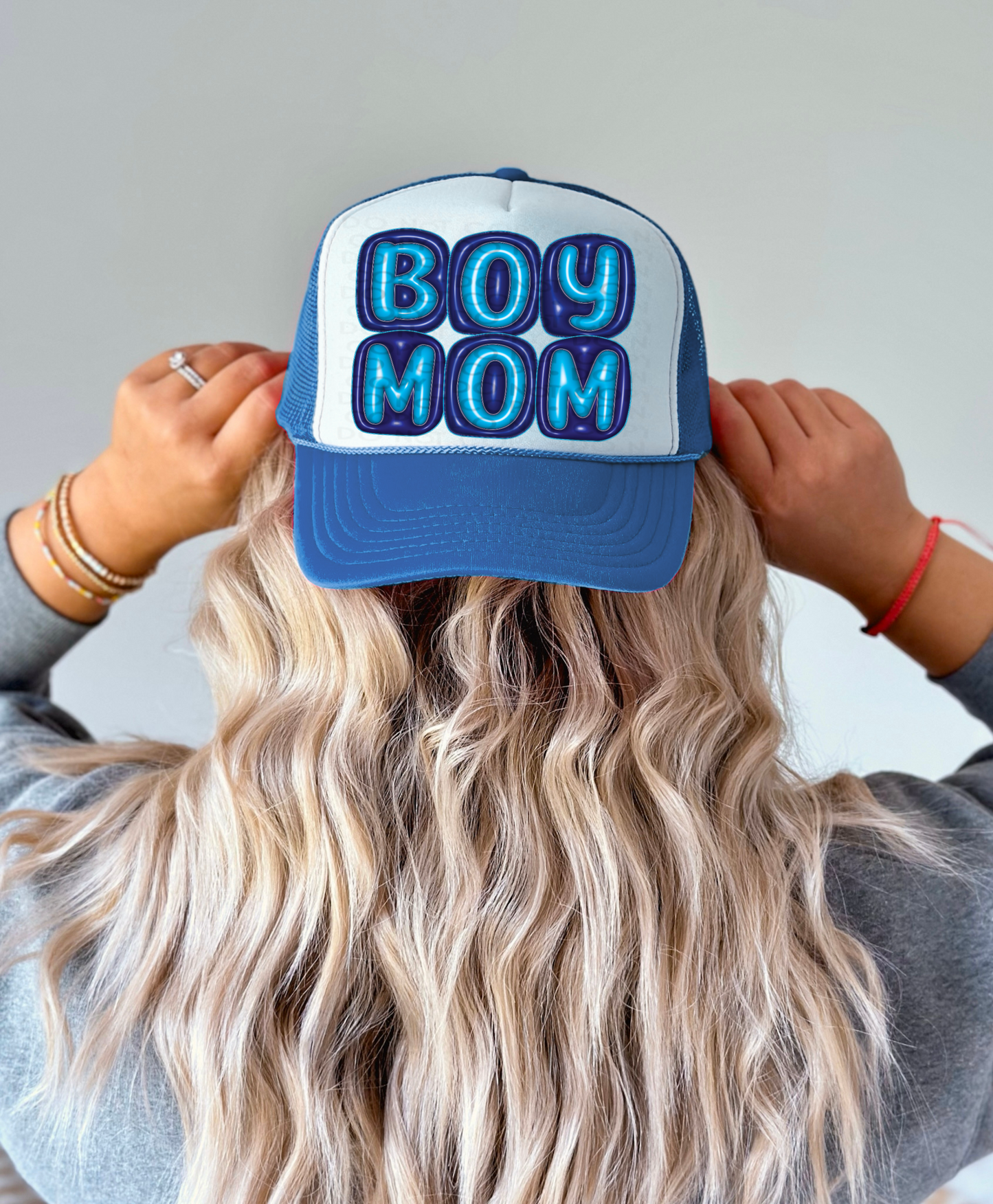 Boy Mom Blues Inflated Digital Design