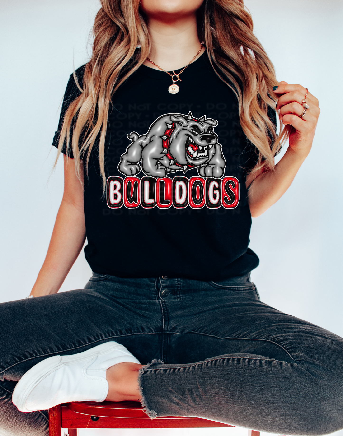 Bulldogs Mascot Inflated Digital Design