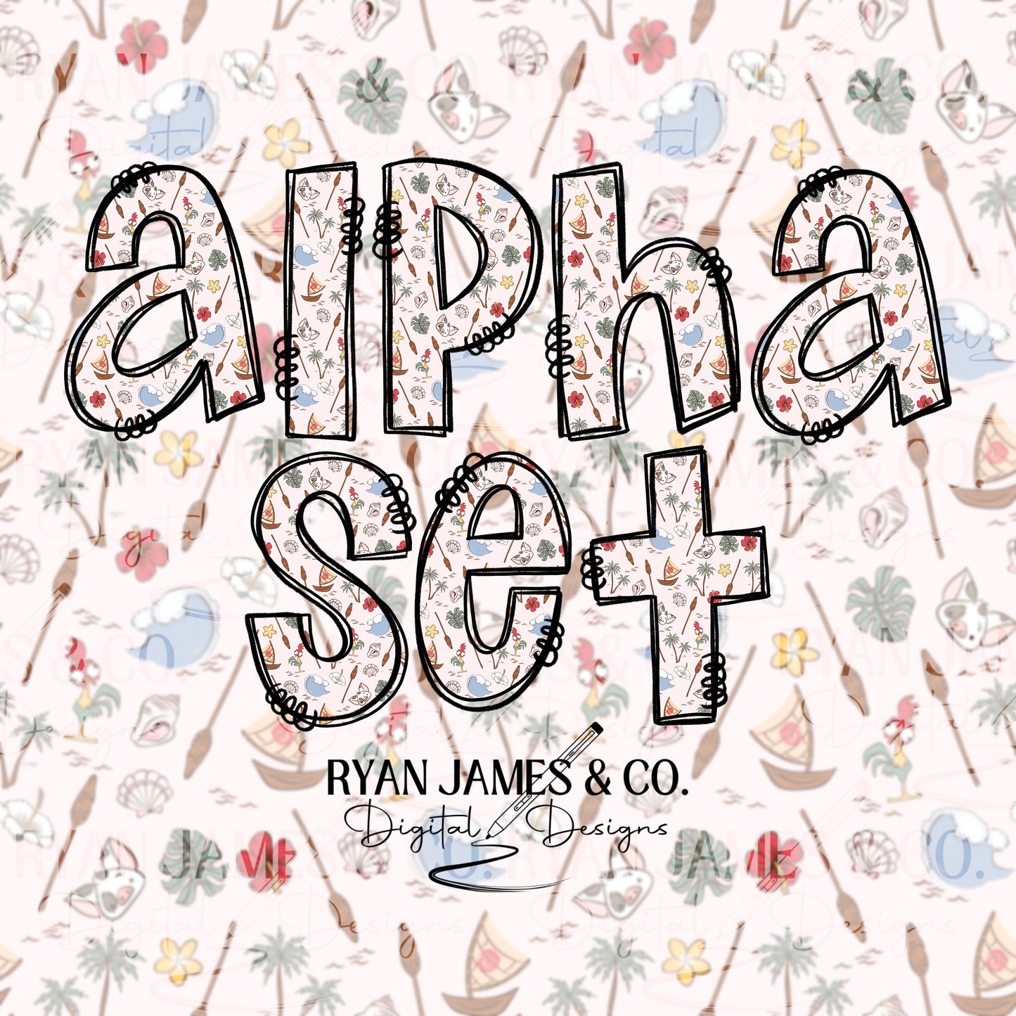 Aloha Alpha Set