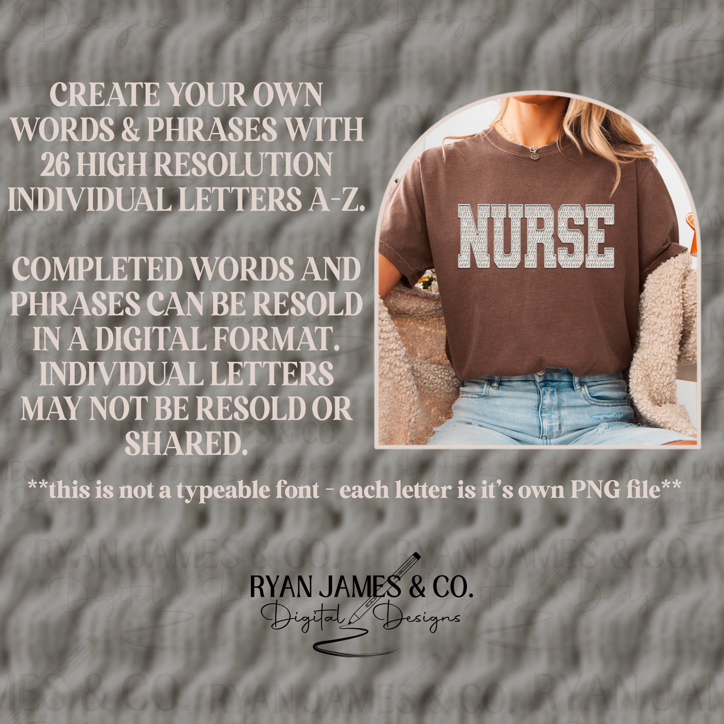 Cream Sweater Alpha Set