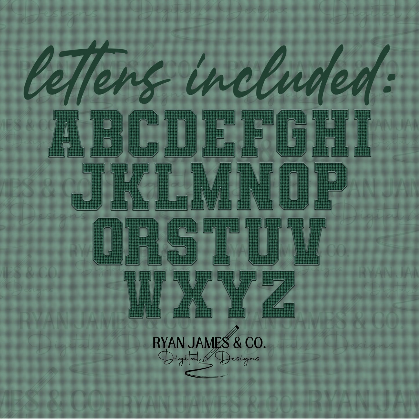 Green Sweater Alpha Set
