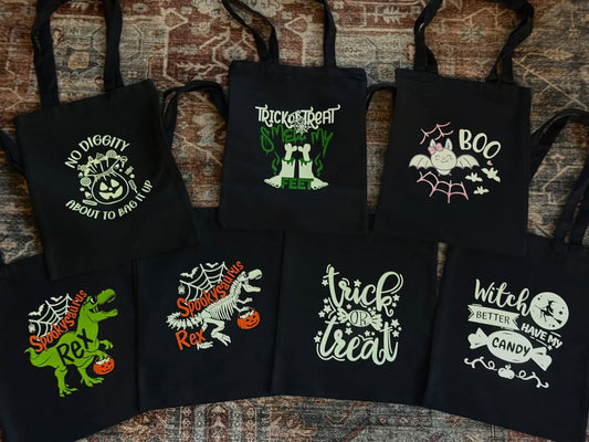 Reusable Trick-or-Treat Totes **GLOW IN THE DARK