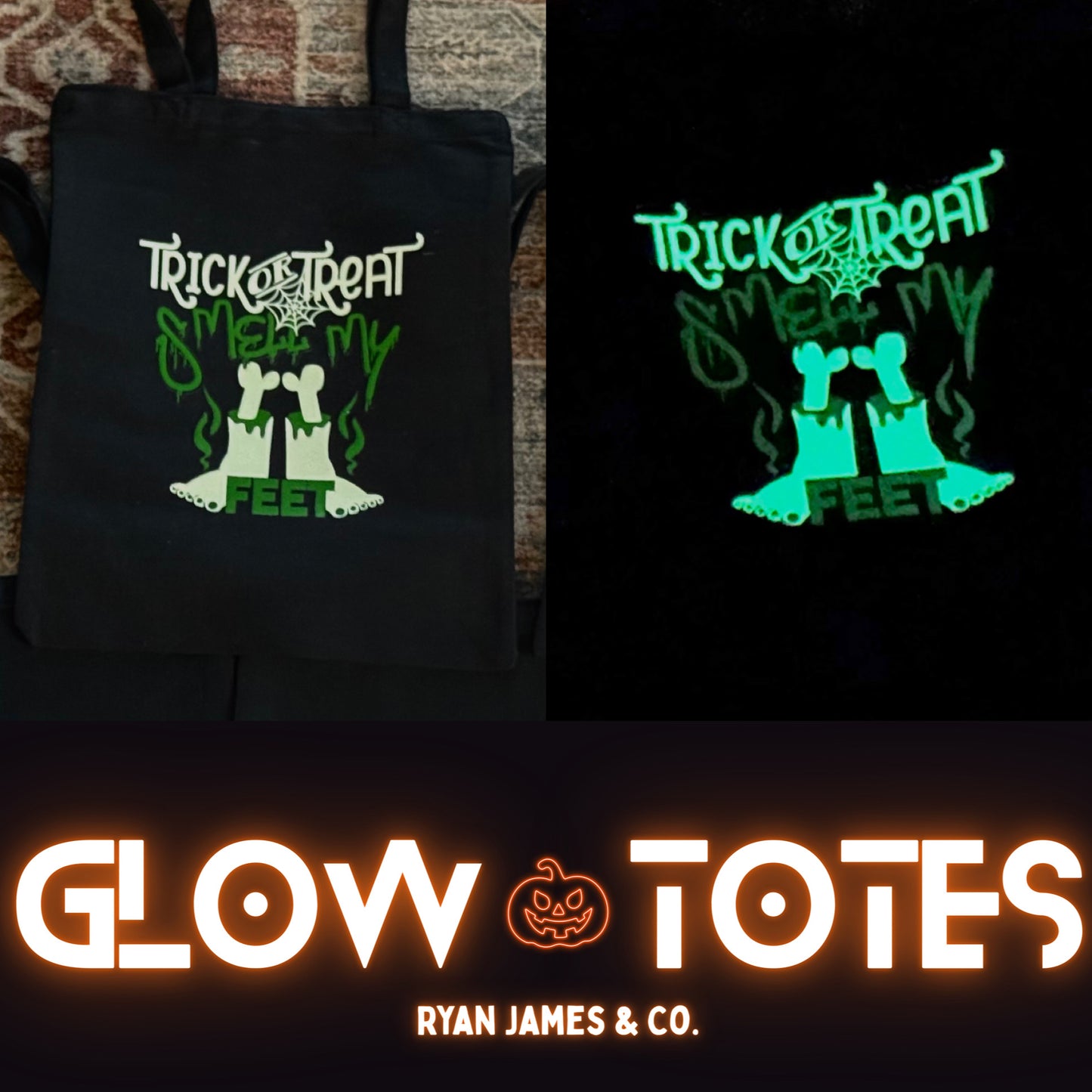 Reusable Trick-or-Treat Totes **GLOW IN THE DARK