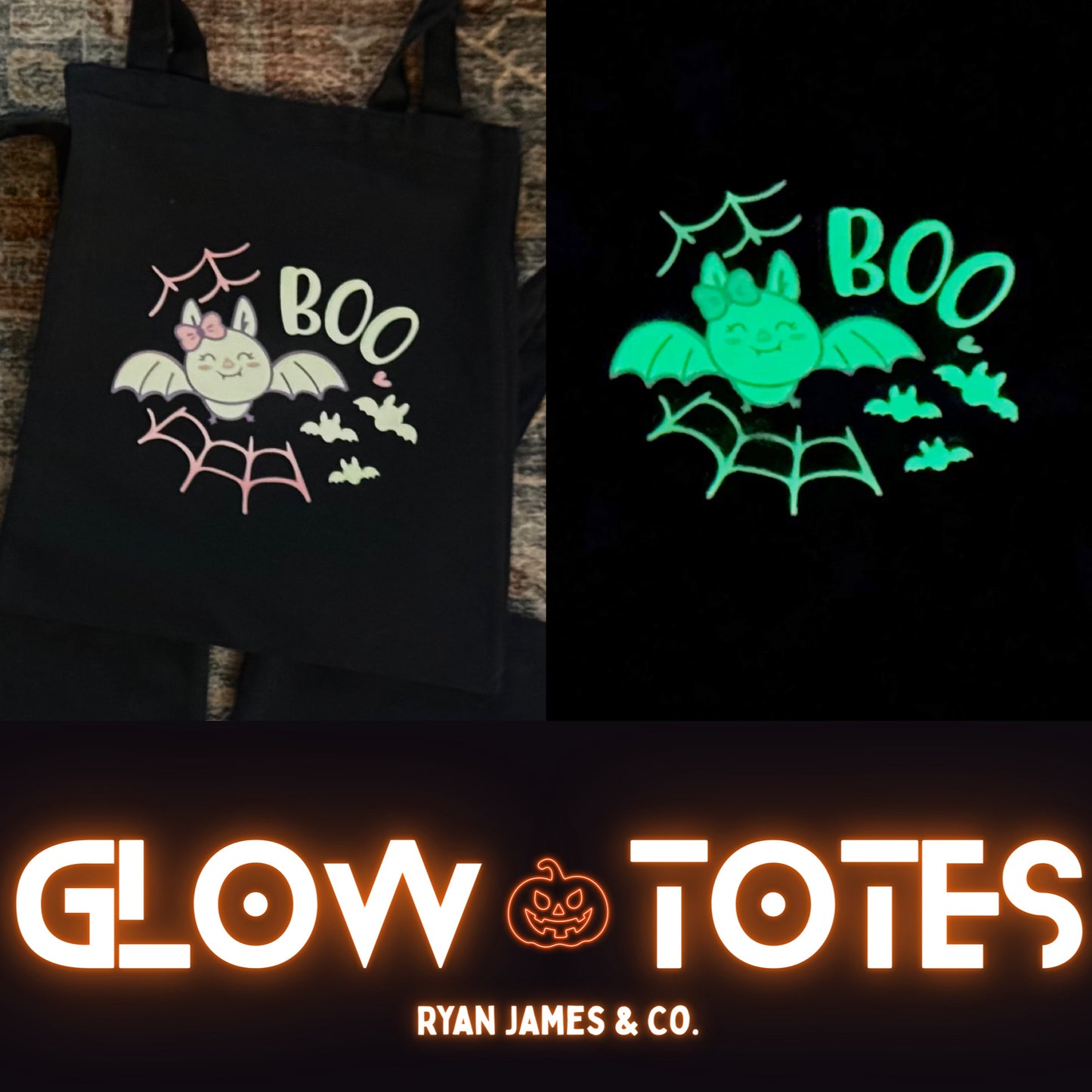 Reusable Trick-or-Treat Totes **GLOW IN THE DARK