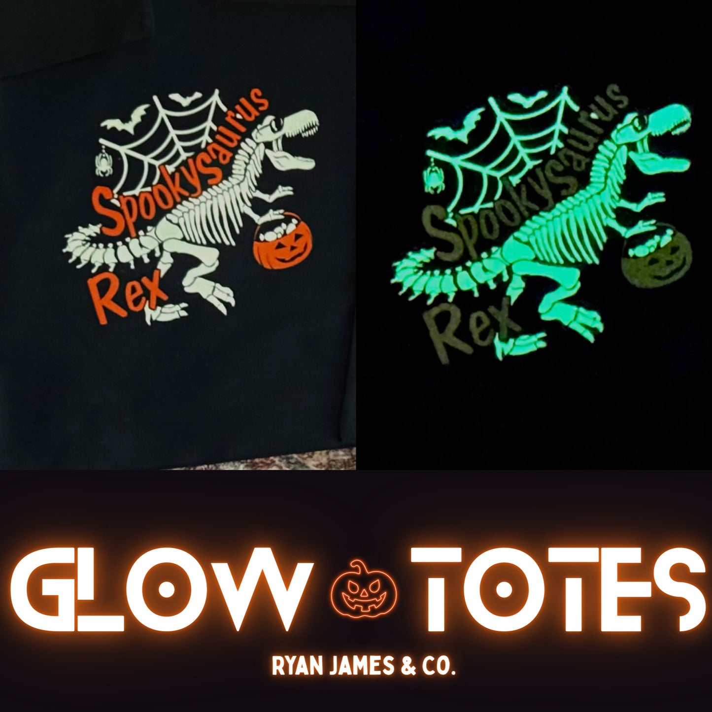 Reusable Trick-or-Treat Totes **GLOW IN THE DARK