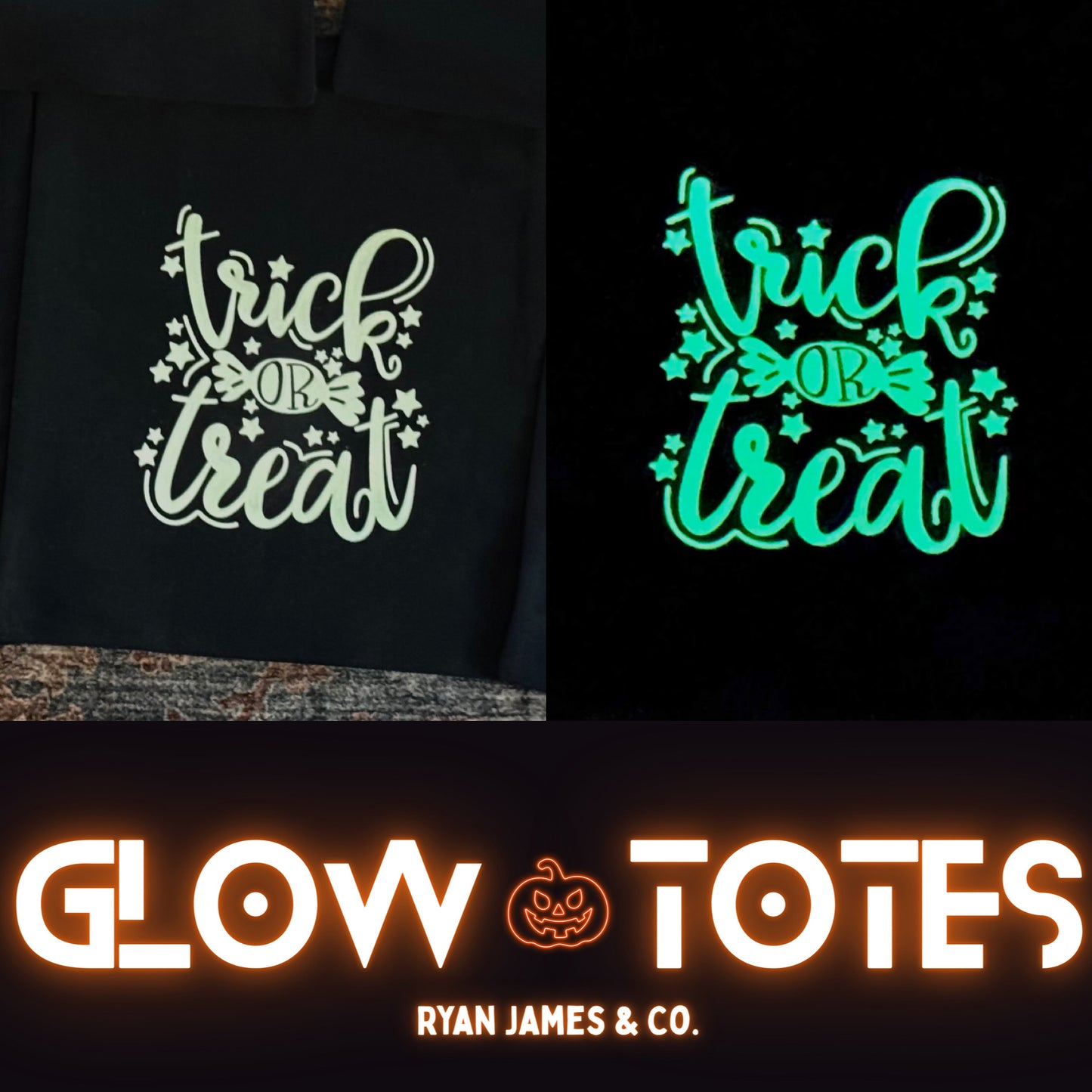 Reusable Trick-or-Treat Totes **GLOW IN THE DARK