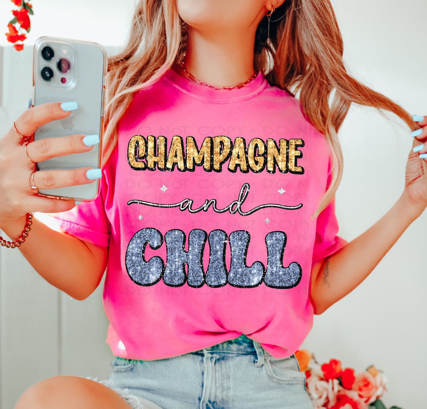 Champagne & Chill Digital Design