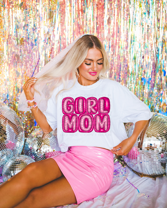 Girl Mom Pinks Inflated Digital Design