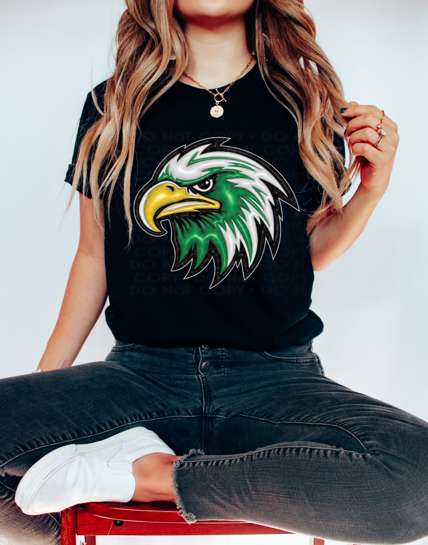 Eagles Mascot Inflated Digital Design