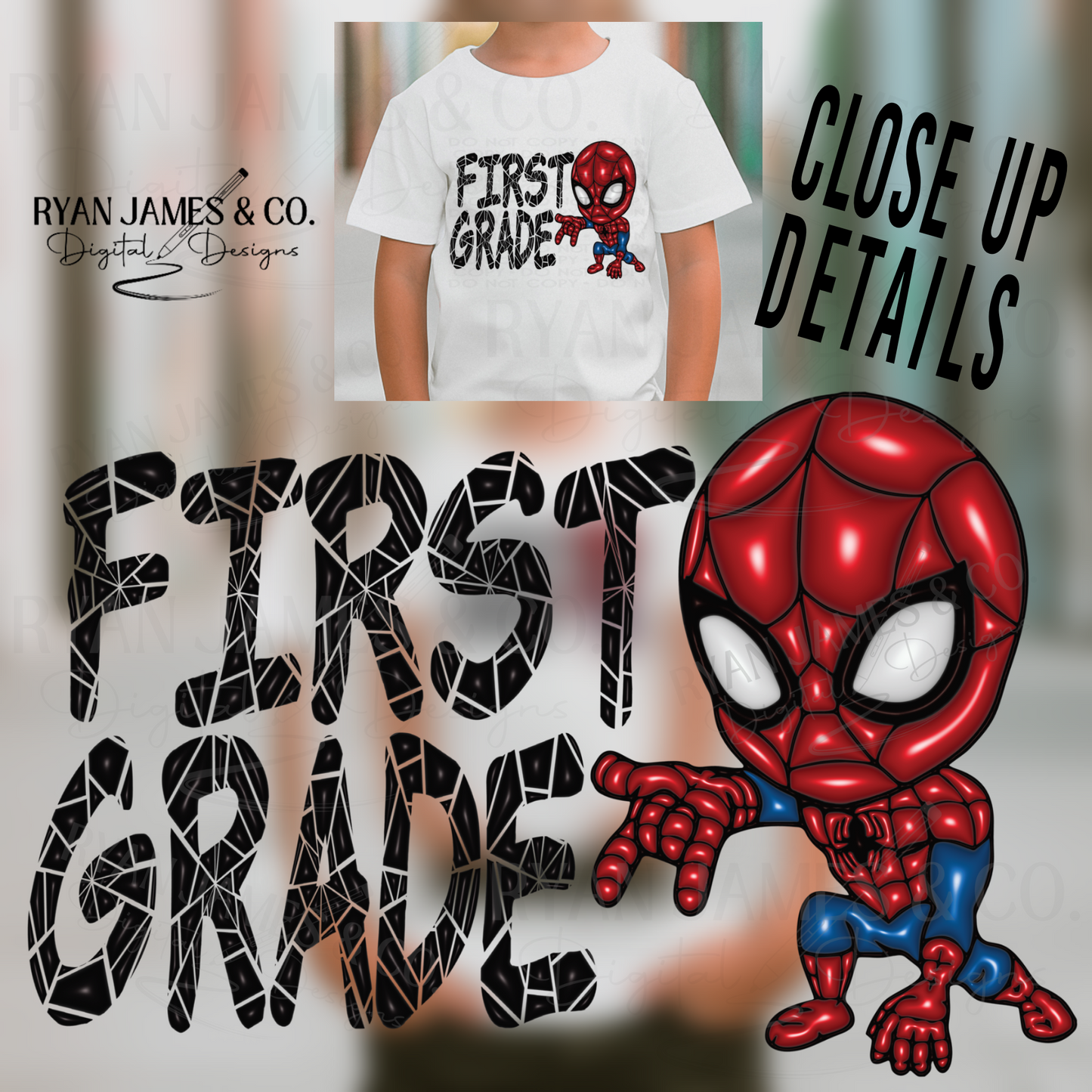 Inflated Spider Grade Level Digital Designs