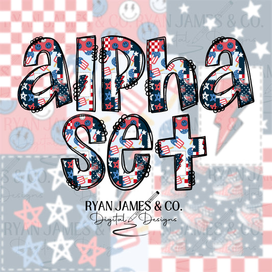 Patriotic Patch Alpha Set