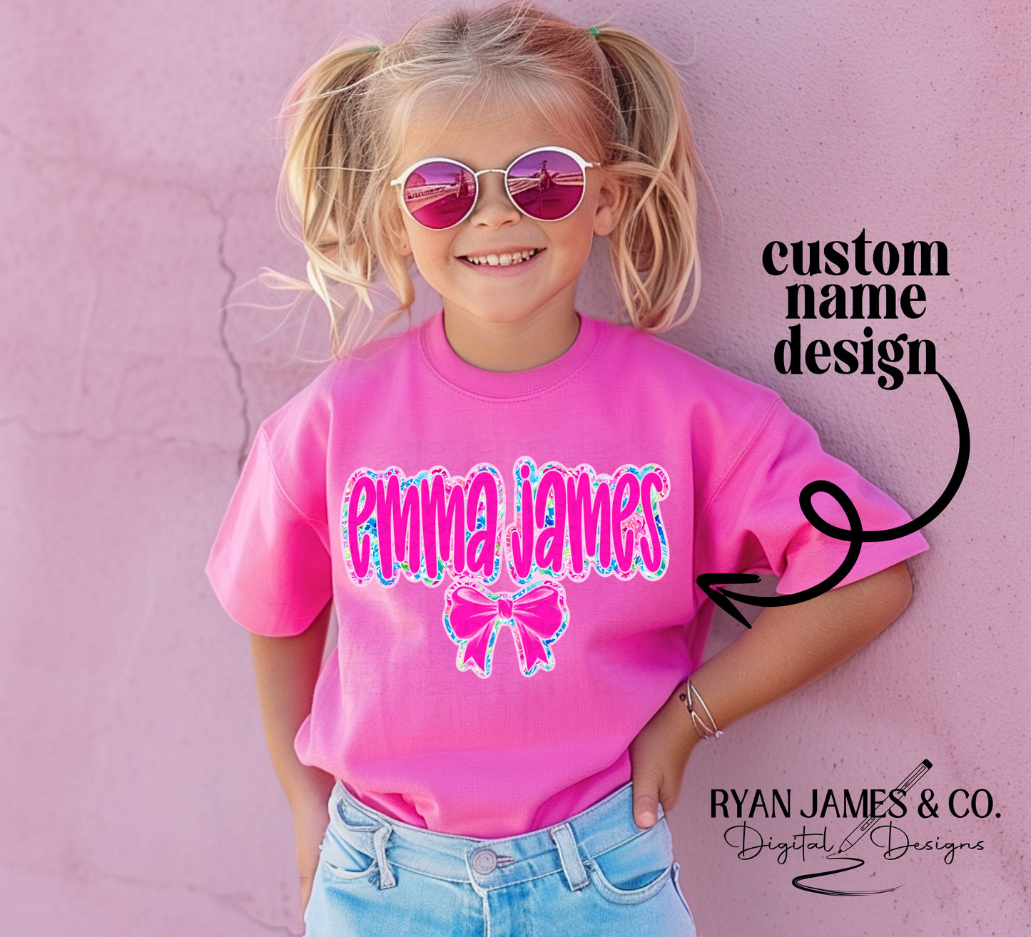 Custom Preppy Southern Name Digital File