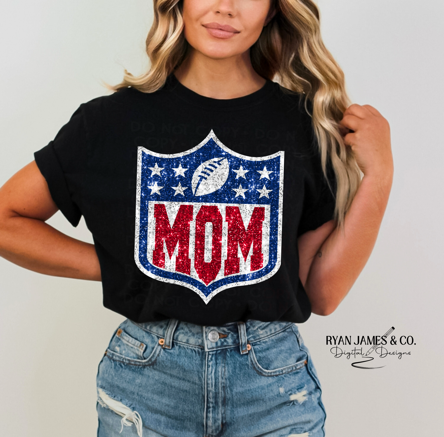 Football Mom Digital Design